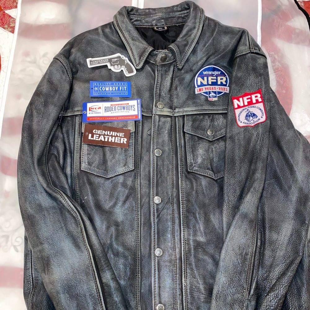 National Finals Rodeo Leather Jacket 2021 XL